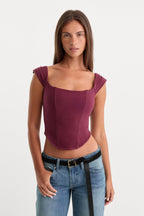 DOLLY SUPER STRETCH CORSET TOP FIG007