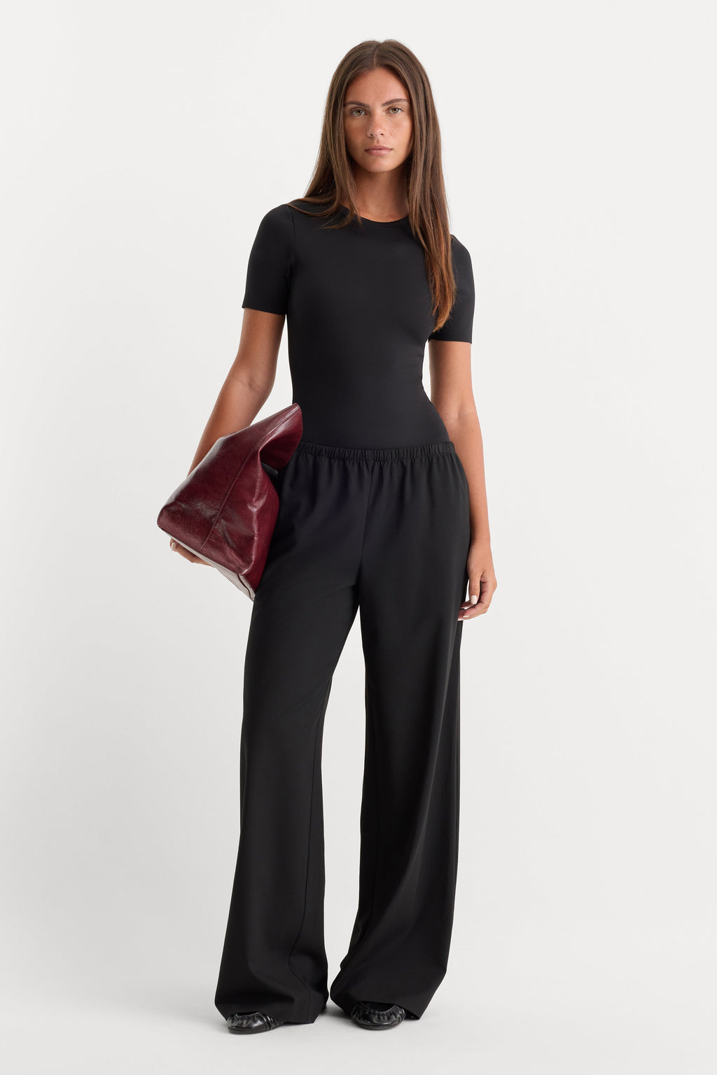 THE SCULPTING MODERN BODYSUIT BLACK