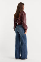 GOOD WAIST PALAZZO JEANS INDIGO446