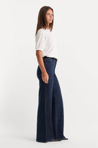 GOOD WAIST PALAZZO JEANS INDIGO1153