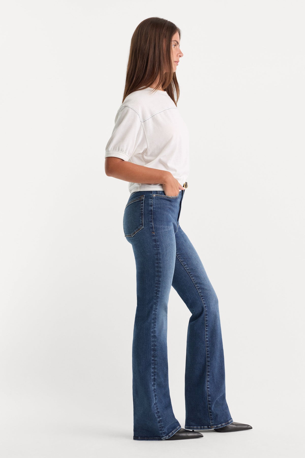 ALWAYS FITS GOOD CLASSIC BOOTCUT JEANS INDIGO446
