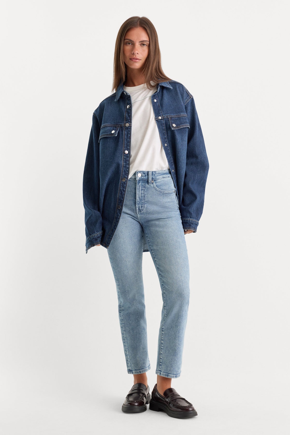GOOD LEGS STRAIGHT JEANS INDIGO1154