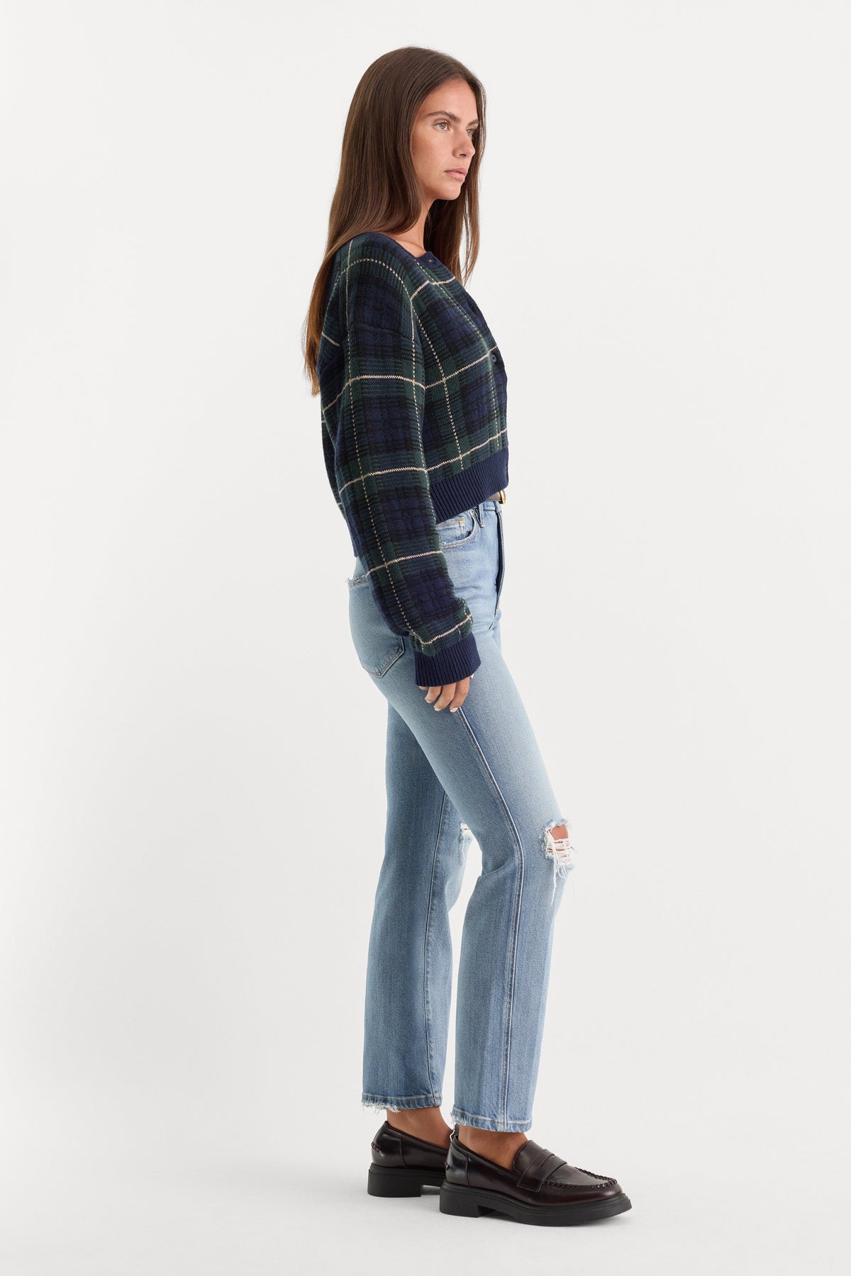 SOFT TECH GOOD CURVE STRAIGHT JEANS INDIGO1072