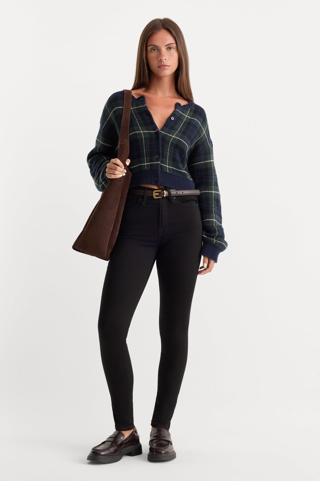 NEVER FADE GOOD LEGS SKINNY JEANS BLACK