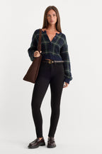 NEVER FADE GOOD LEGS SKINNY JEANS BLACK