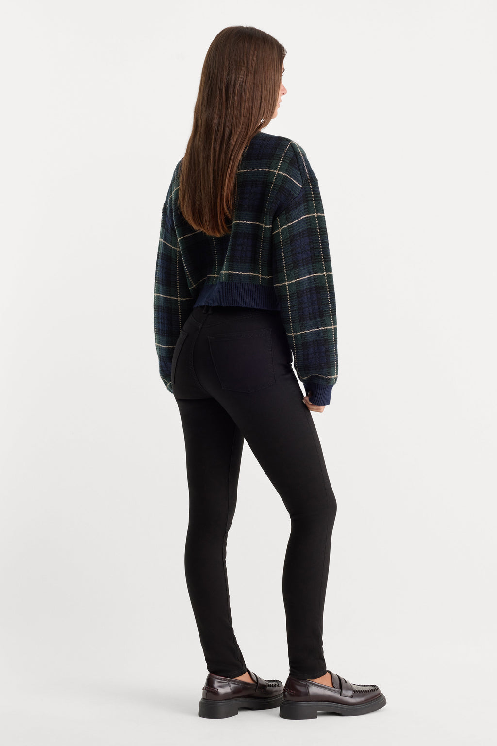 NEVER FADE GOOD LEGS SKINNY JEANS BLACK