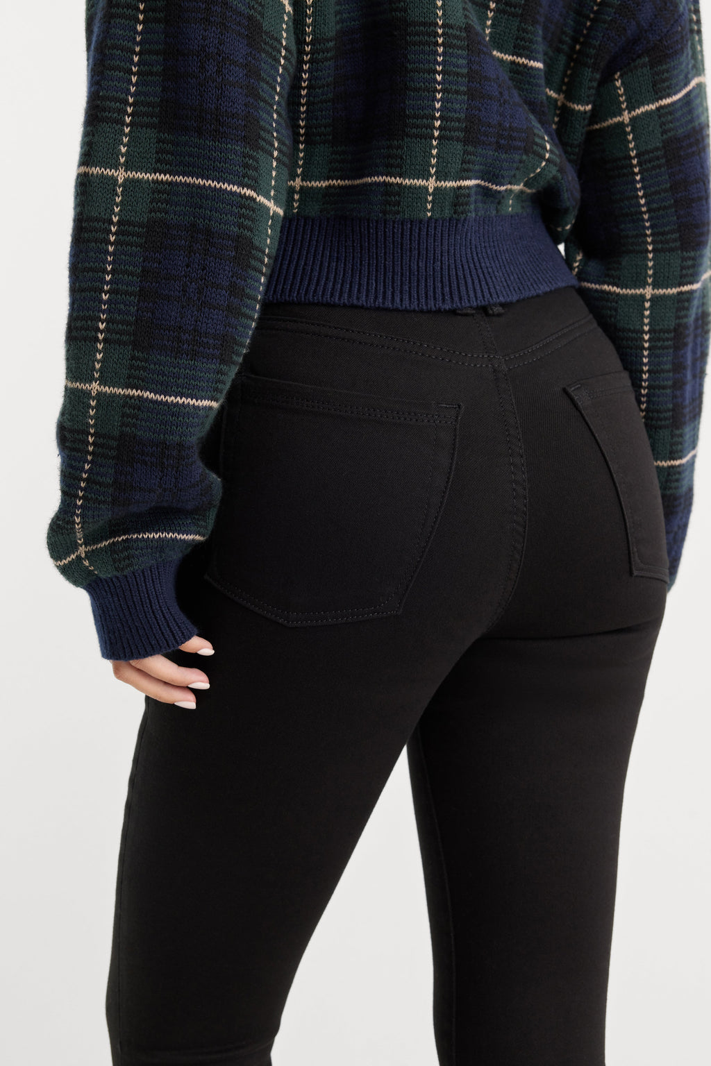 NEVER FADE GOOD LEGS SKINNY JEANS BLACK