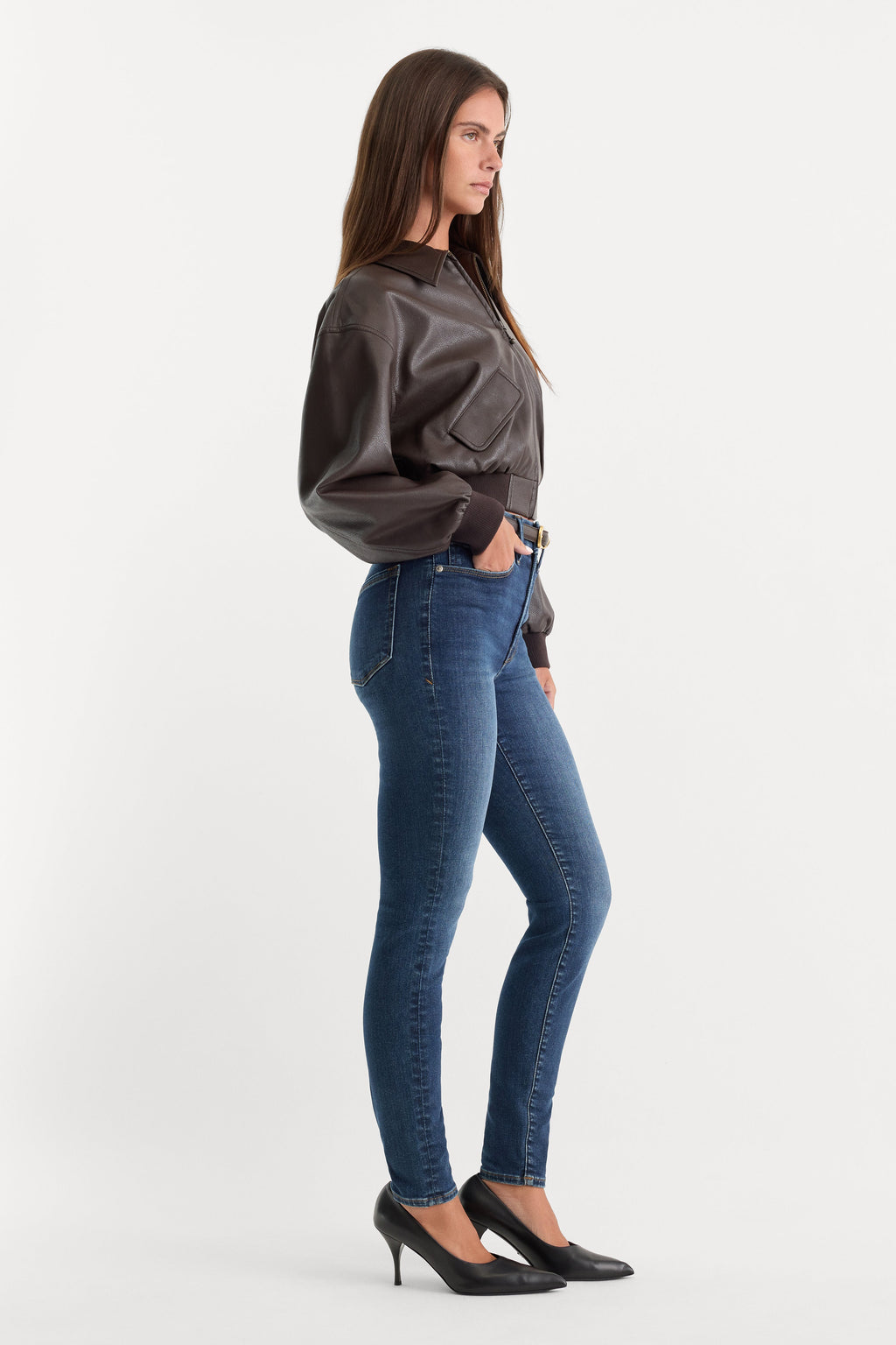 ALWAYS FITS GOOD LEGS SKINNY JEANS INDIGO446