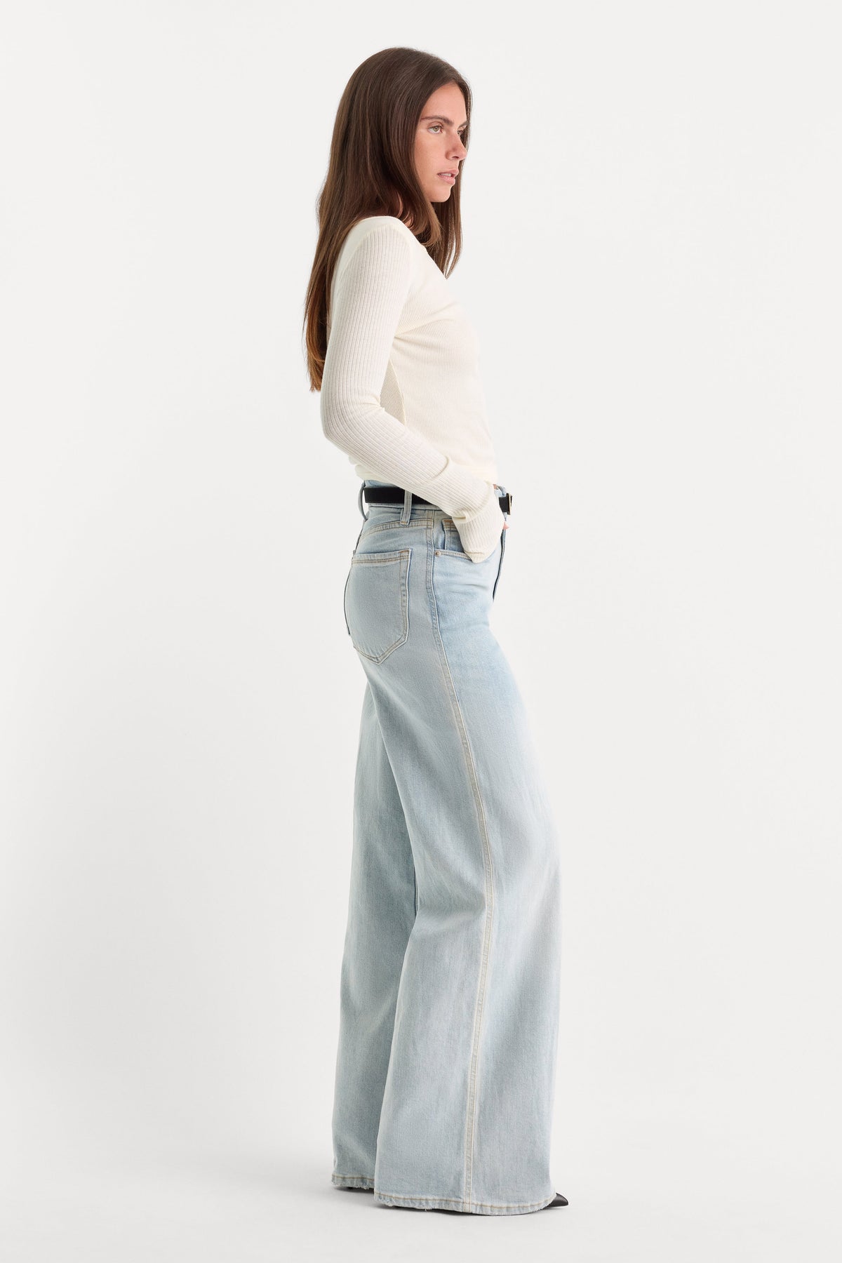 GOOD SKATE WIDE LEG JEANS INDIGO634
