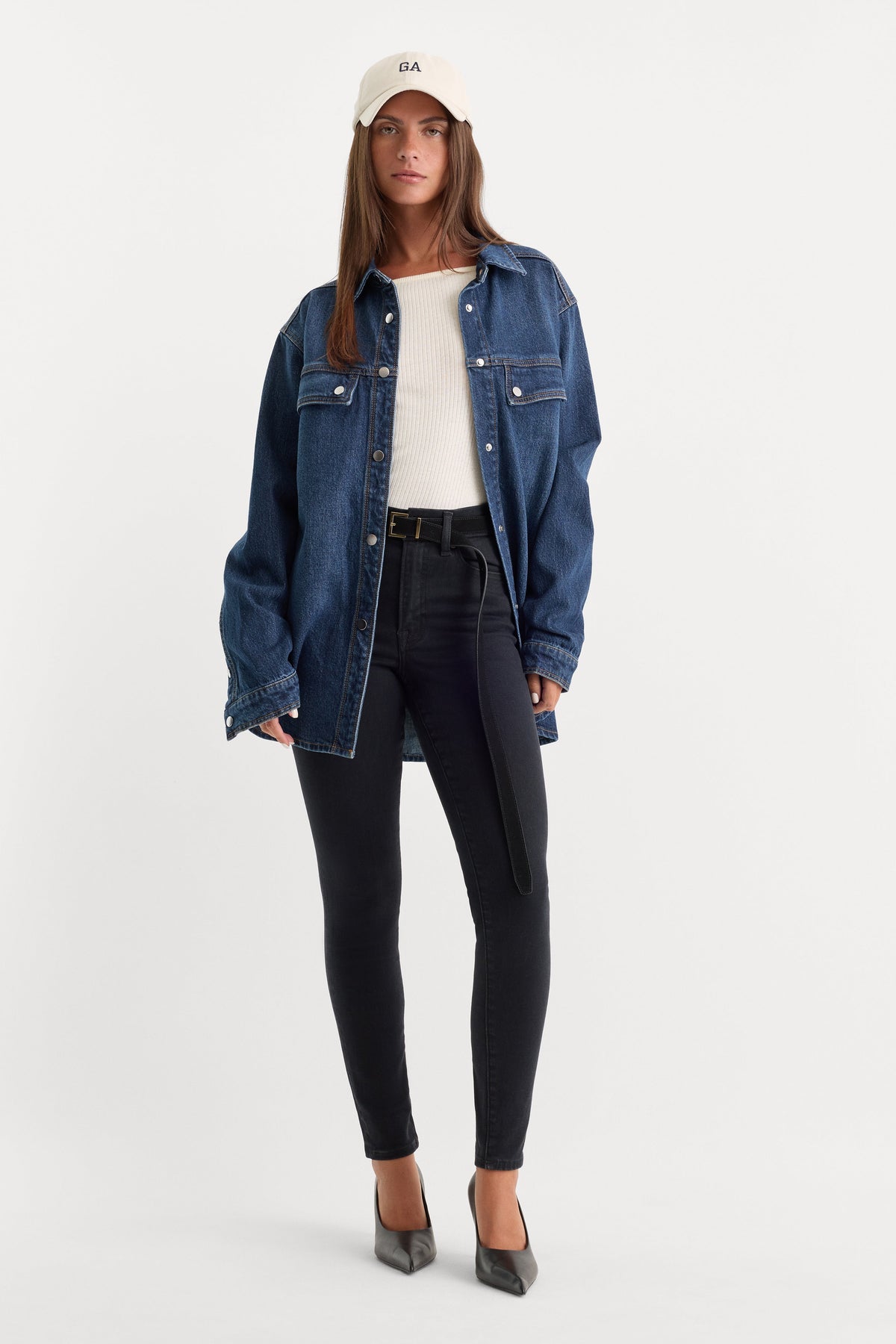 ALWAYS FITS GOOD LEGS SKINNY JEANS BLACK165