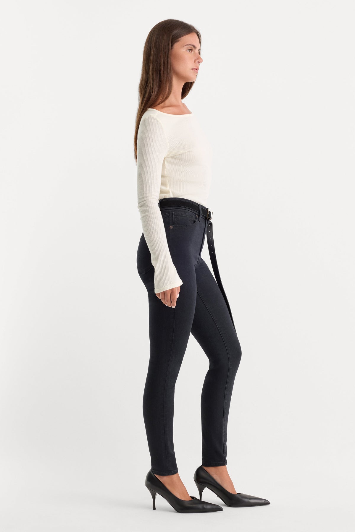 ALWAYS FITS GOOD LEGS SKINNY JEANS BLACK165