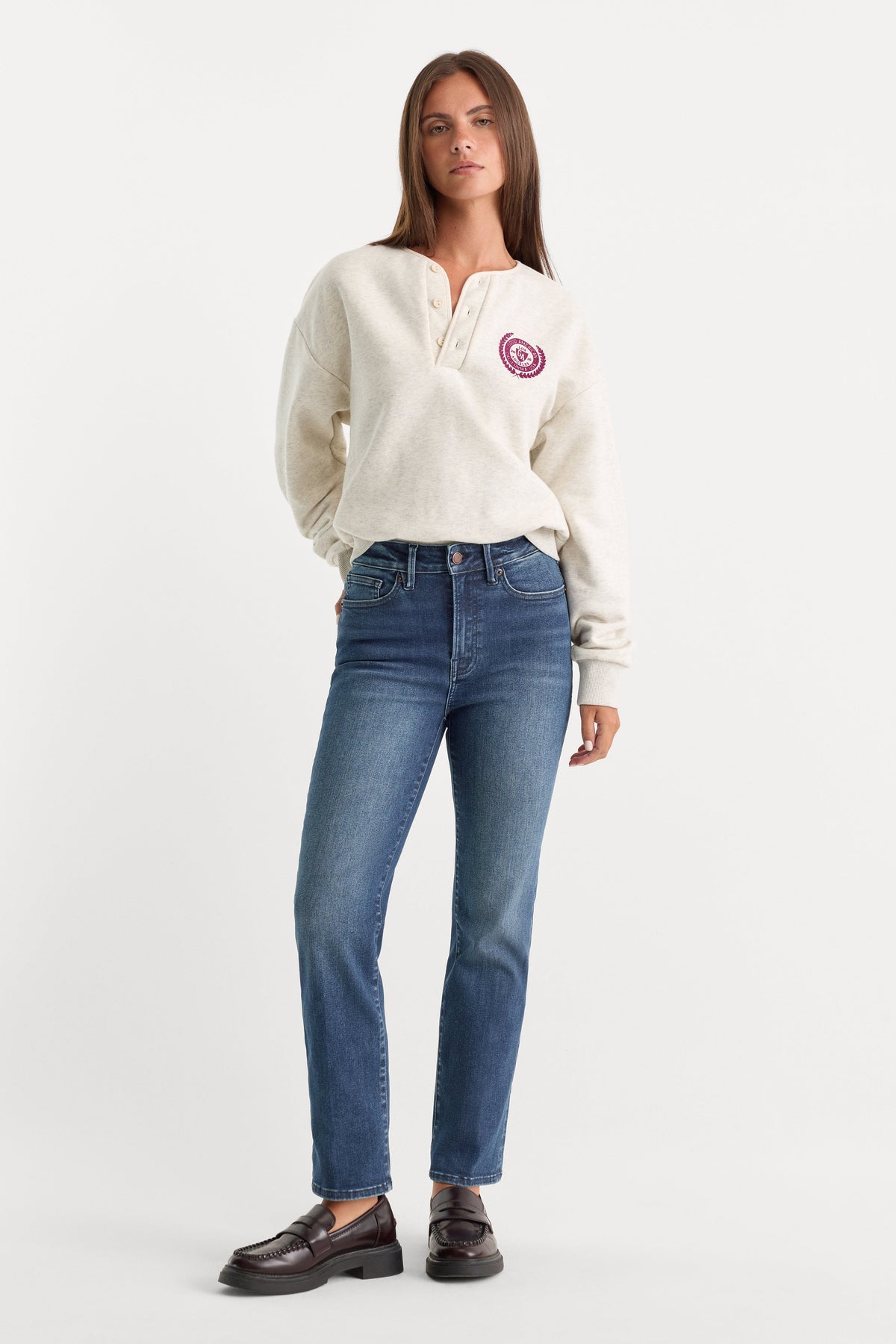 ALWAYS FITS GOOD LEGS STRAIGHT JEANS INDIGO446