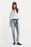 GOOD ICON STRAIGHT ANKLE JEANS INDIGO1078