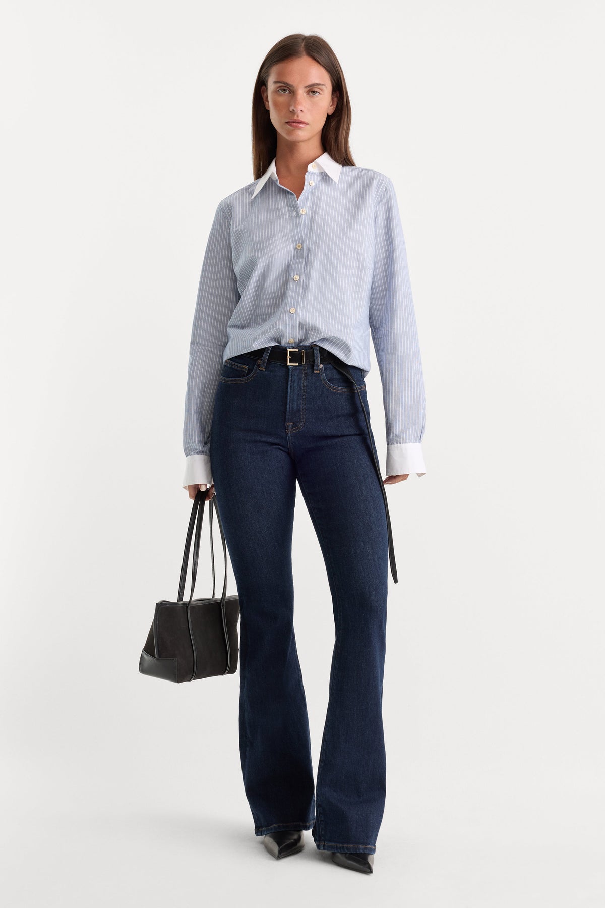 GOOD LEGS FLARE JEANS INDIGO1153