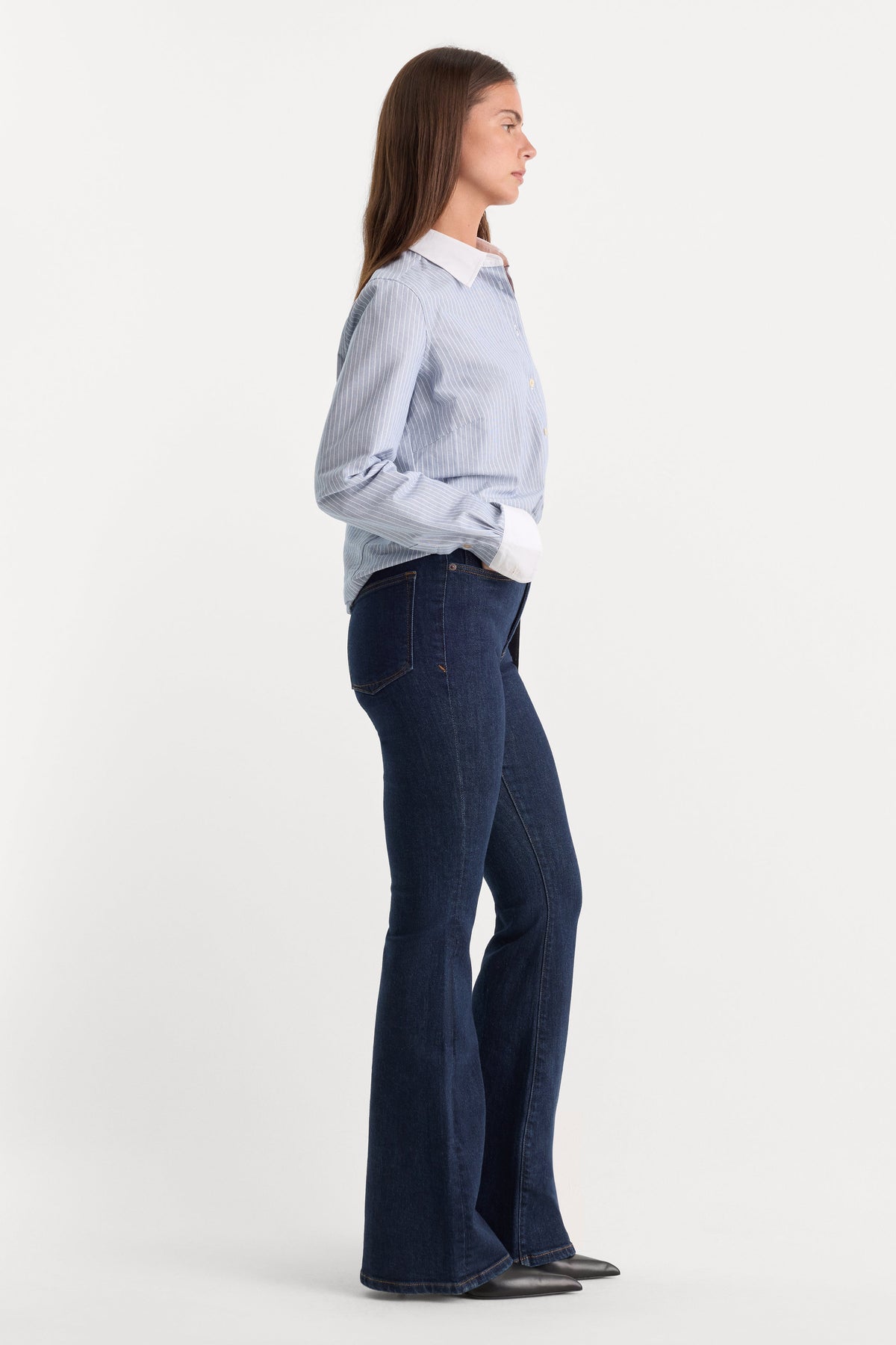 GOOD LEGS FLARE JEANS INDIGO1153