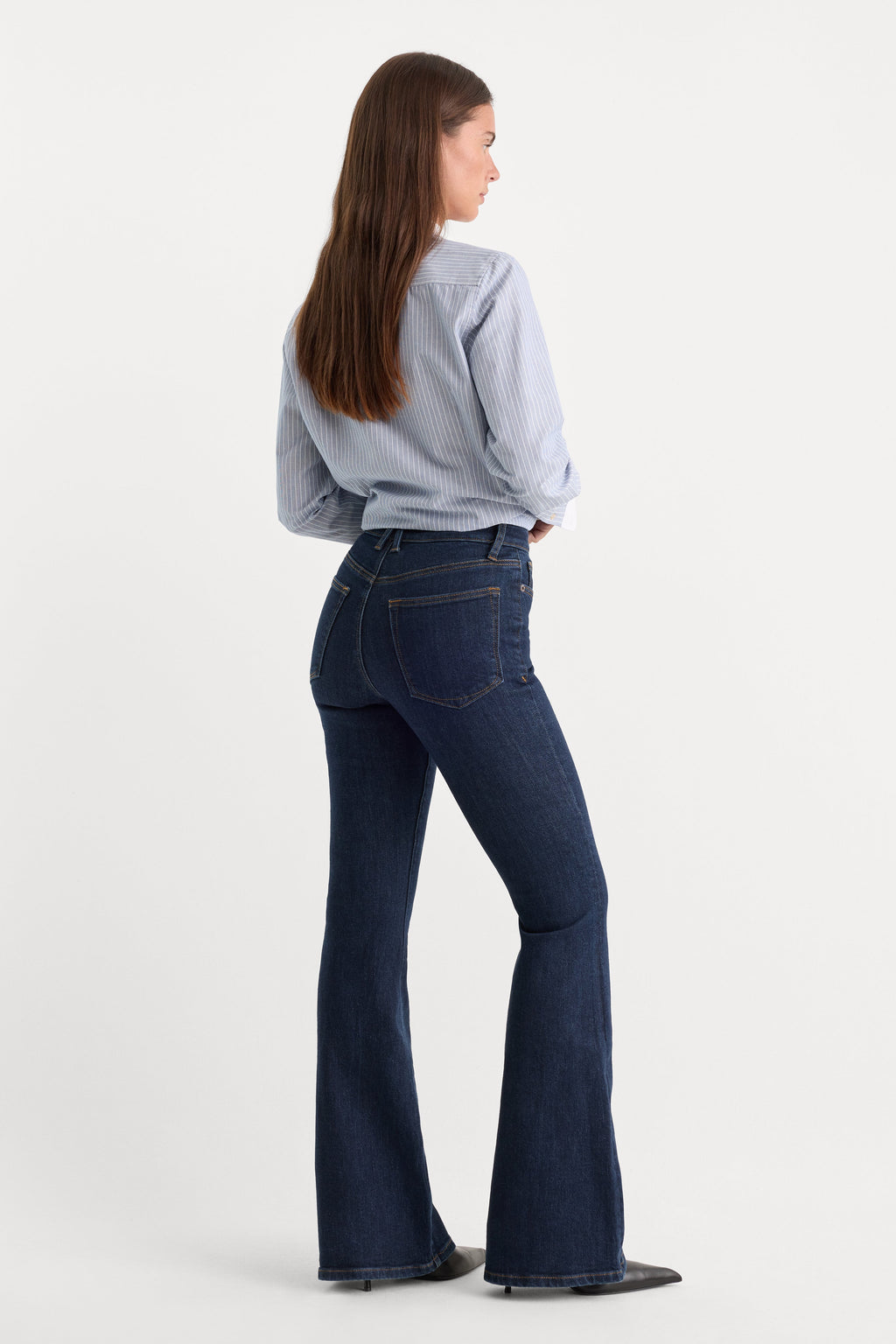 GOOD LEGS FLARE JEANS INDIGO1153