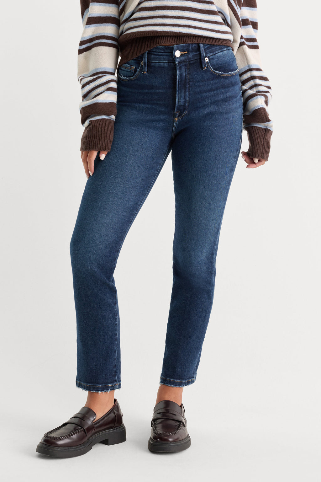 SOFT TECH GOOD LEGS STRAIGHT JEANS INDIGO511