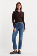 SOFT TECH GOOD LEGS STRAIGHT JEANS INDIGO818