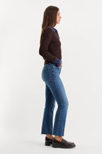 SOFT TECH GOOD LEGS STRAIGHT JEANS INDIGO818