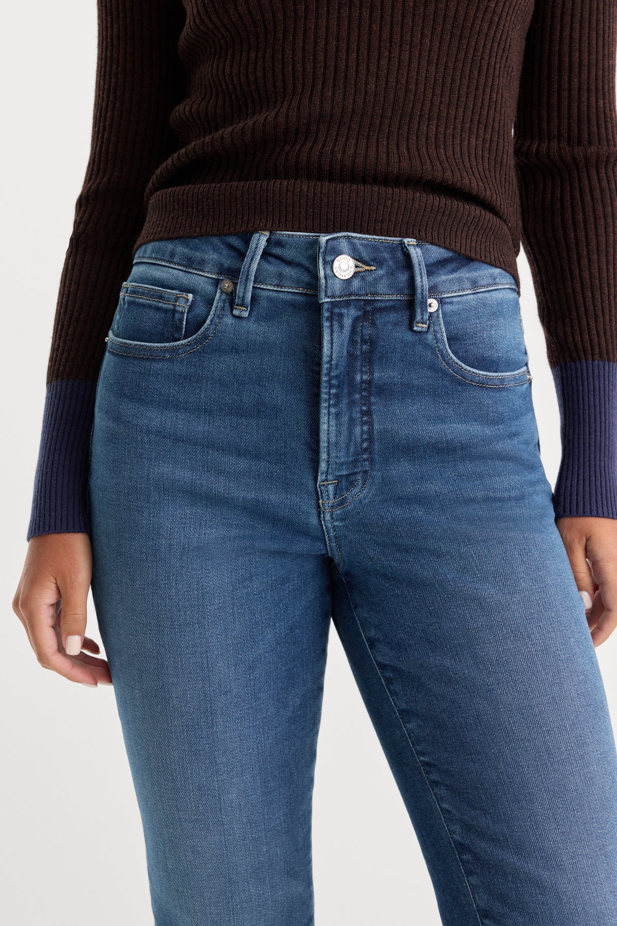SOFT TECH GOOD LEGS STRAIGHT JEANS INDIGO818