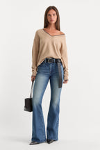 ALWAYS FITS GOOD LEGS FLARE JEANS INDIGO1071