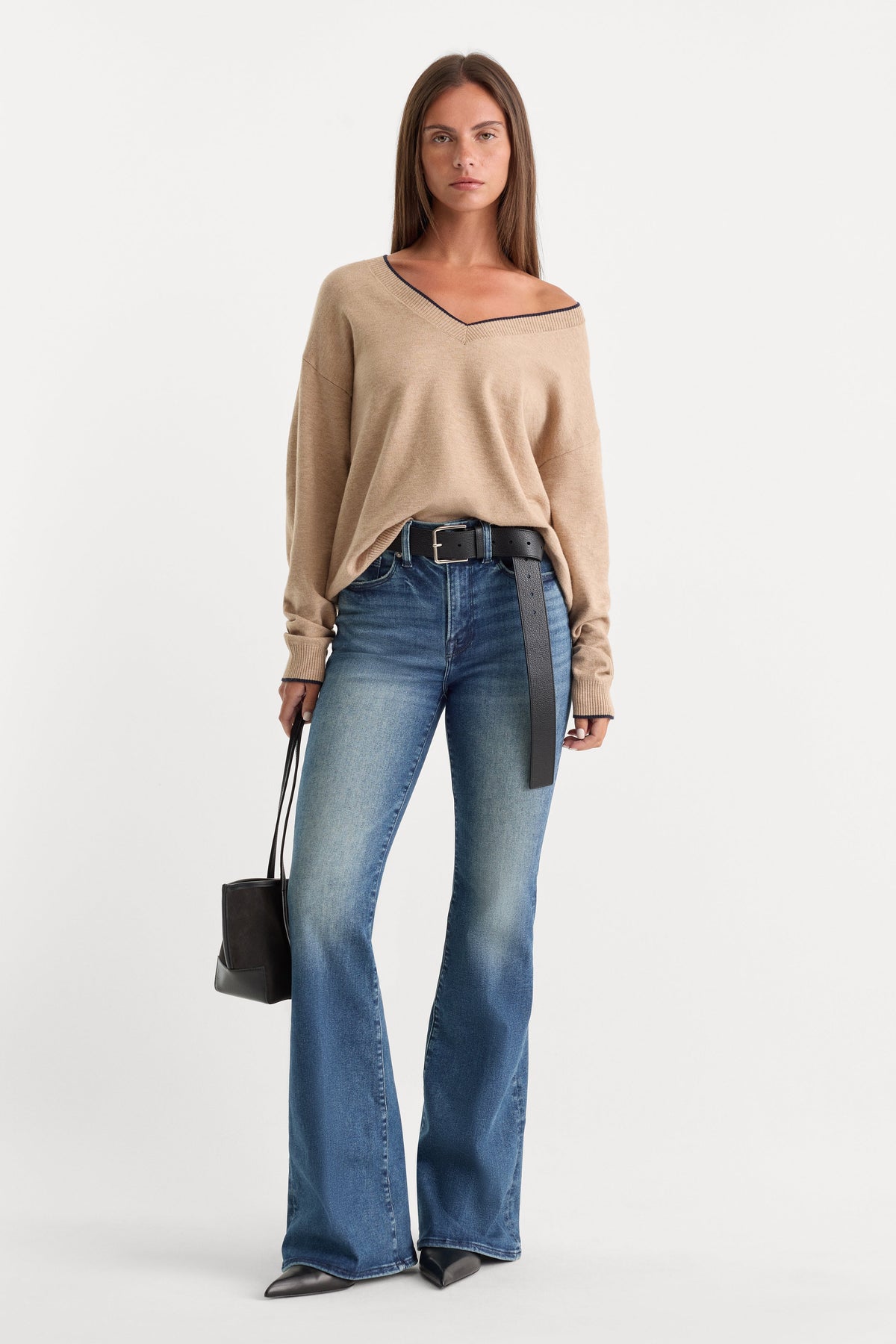 ALWAYS FITS GOOD LEGS FLARE JEANS INDIGO1071