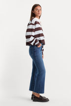 SOFT TECH GOOD LEGS CROPPED MINI BOOT JEANSINDIGO818