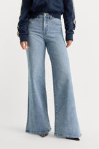 GOOD WAIST PALAZZO JEANS INDIGO1154