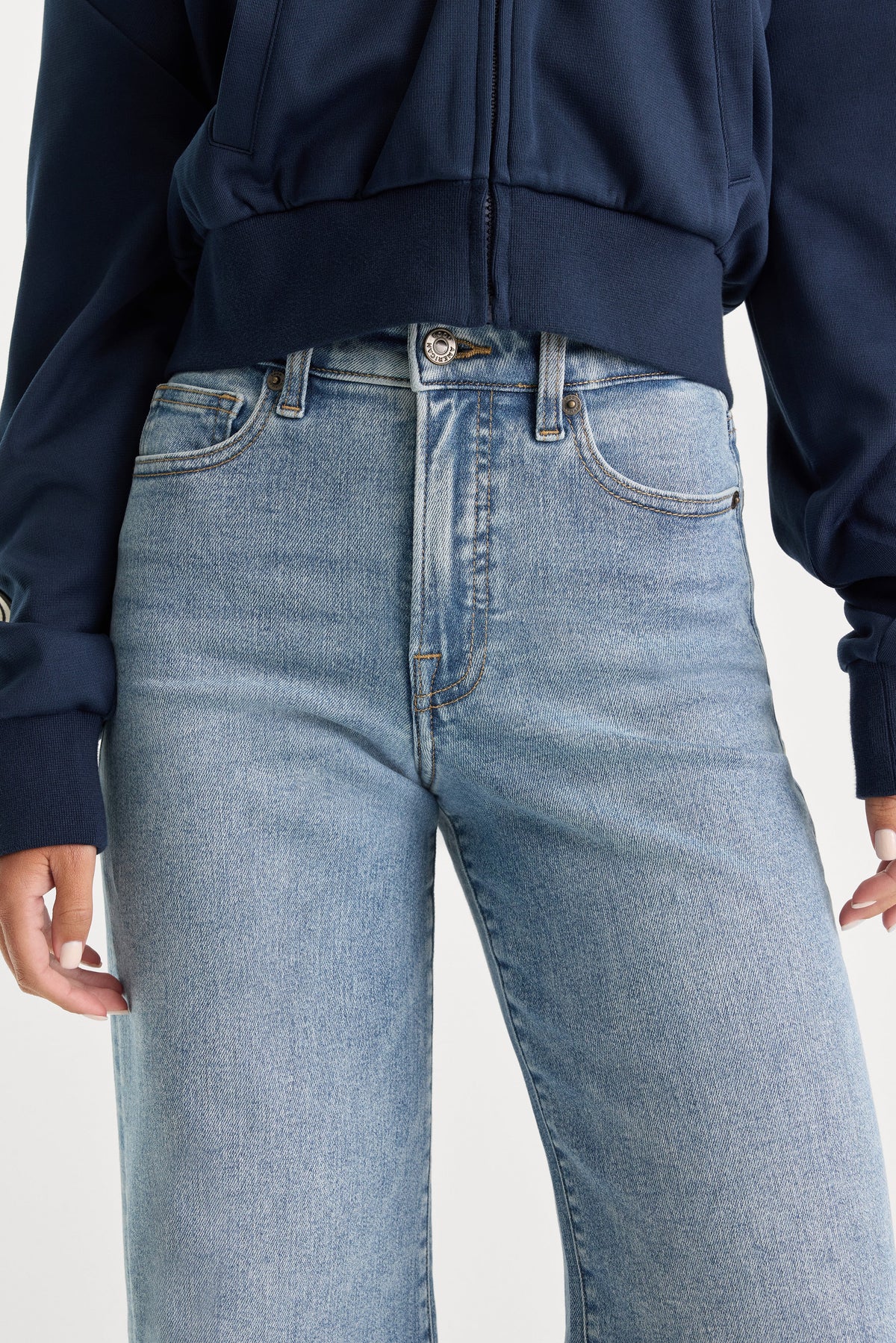 GOOD WAIST PALAZZO JEANS INDIGO1154
