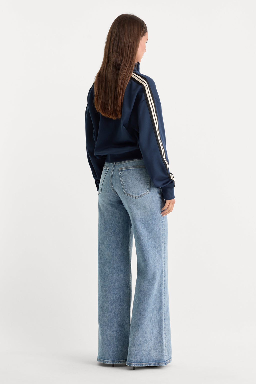 GOOD WAIST PALAZZO JEANS INDIGO1154