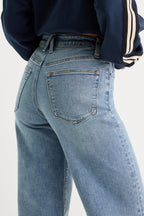 GOOD WAIST PALAZZO JEANS INDIGO1154