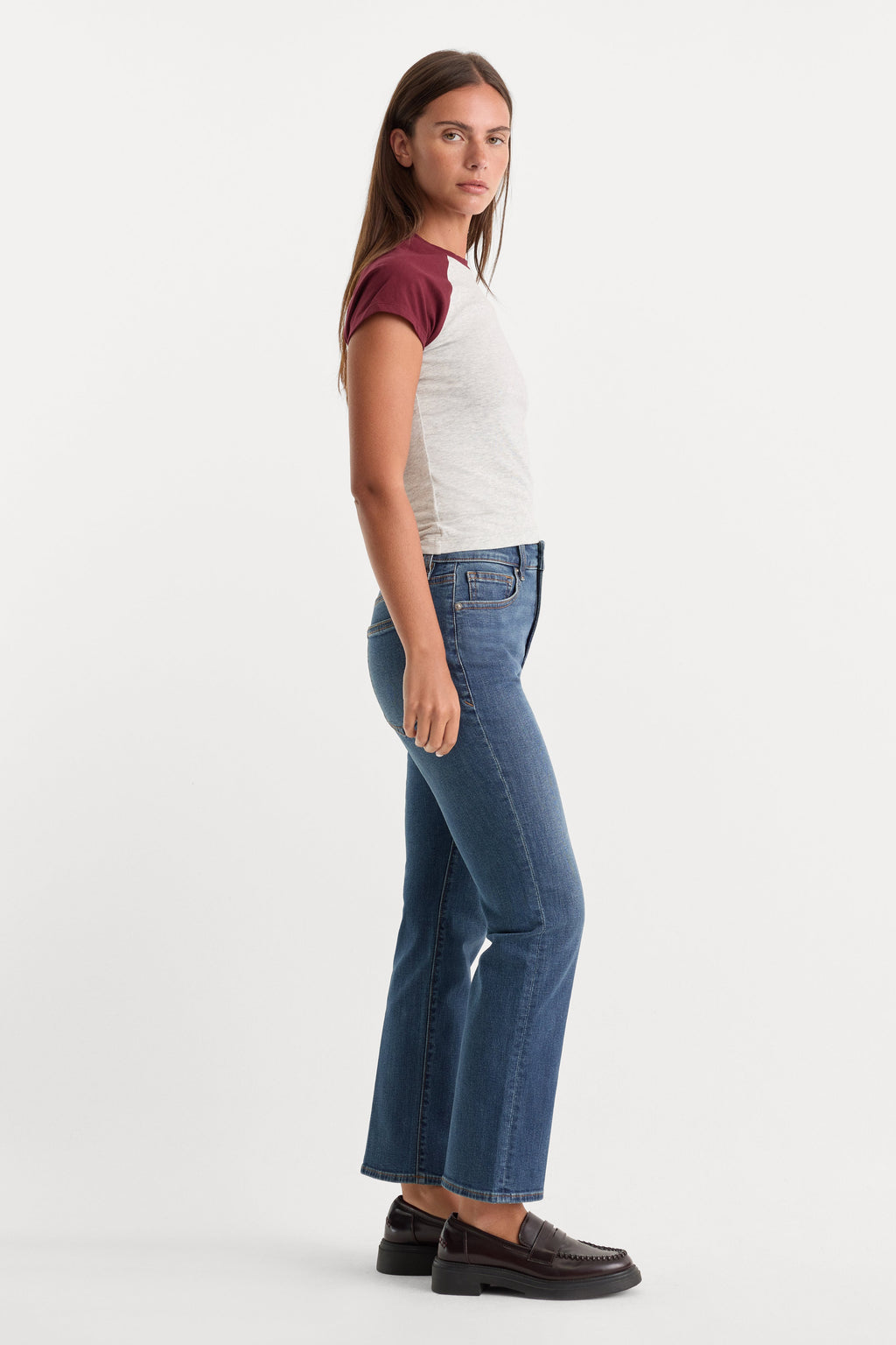 GOOD LEGS STRAIGHT JEANS BLUE004