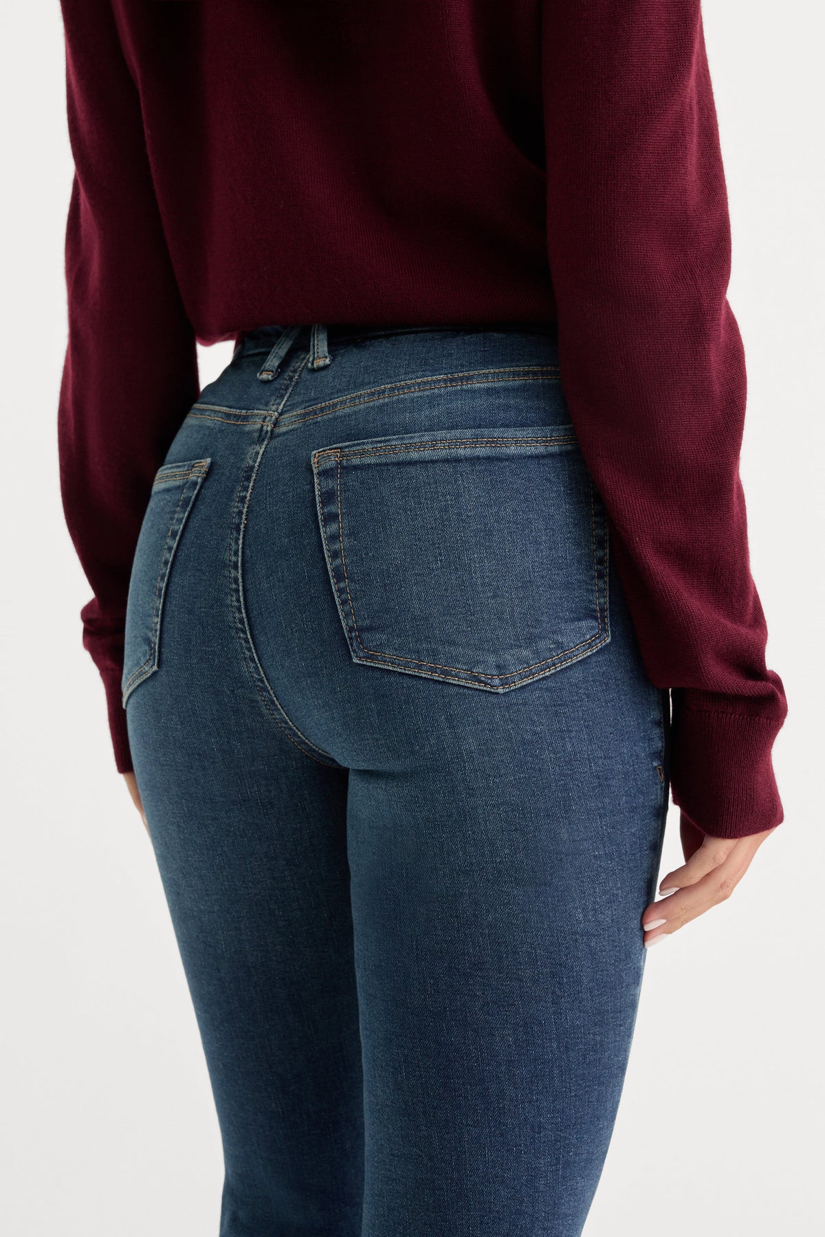 GOOD LEGS FLARE JEANS BLUE004