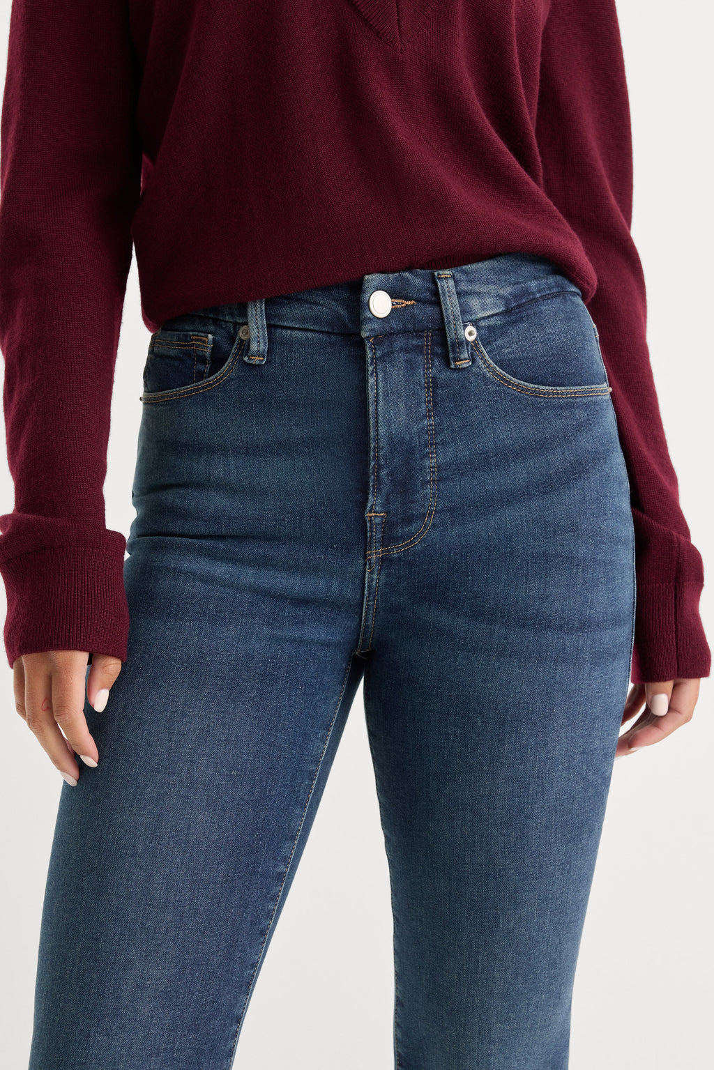 GOOD LEGS FLARE JEANS BLUE004