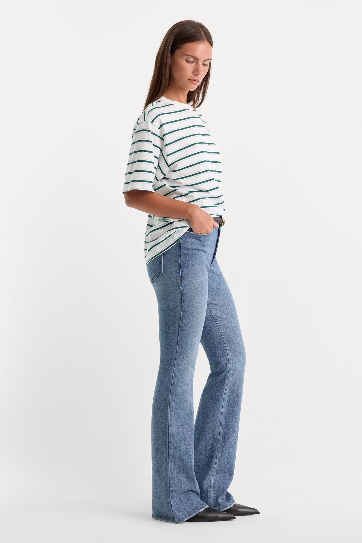 SOFT TECH GOOD CLASSIC BOOTCUT JEANS INDIGO627