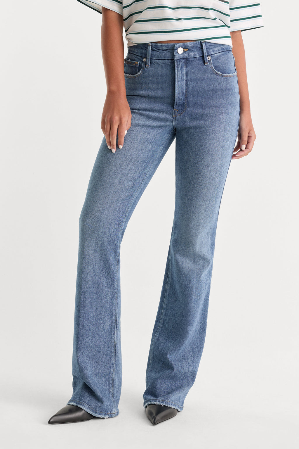 SOFT TECH GOOD CLASSIC BOOTCUT JEANS INDIGO627