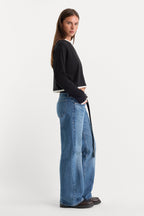 VINTAGE LOW LOOSE JEANS INDIGO1224