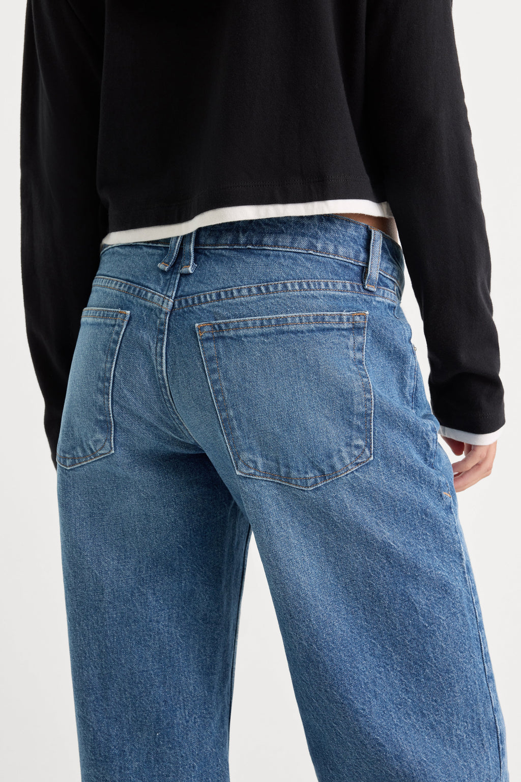VINTAGE LOW LOOSE JEANS INDIGO1224