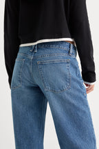 VINTAGE LOW LOOSE JEANS INDIGO1224