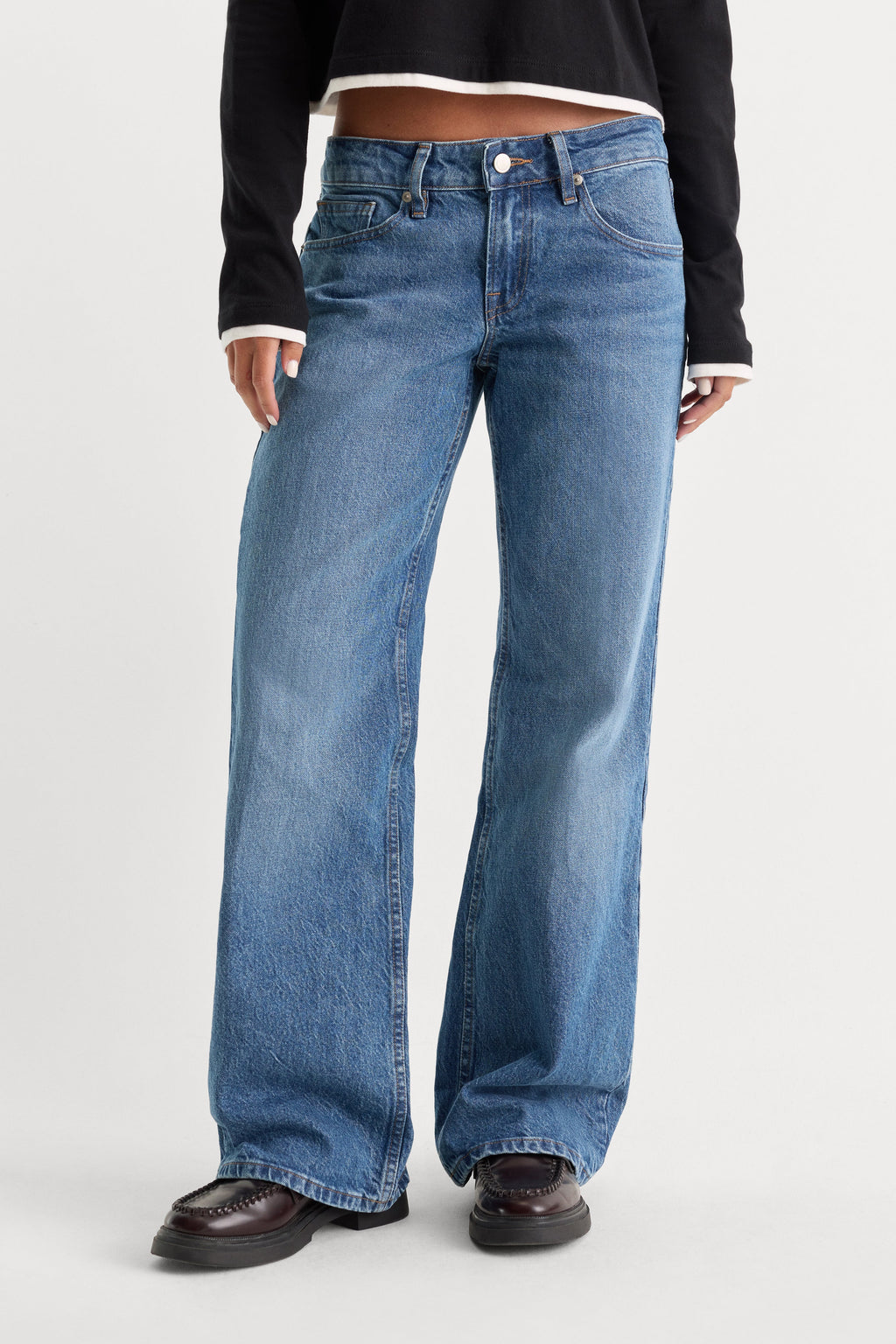 VINTAGE LOW LOOSE JEANS INDIGO1224