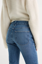 VINTAGE STRAIGHT ANKLE JEANS INDIGO1222