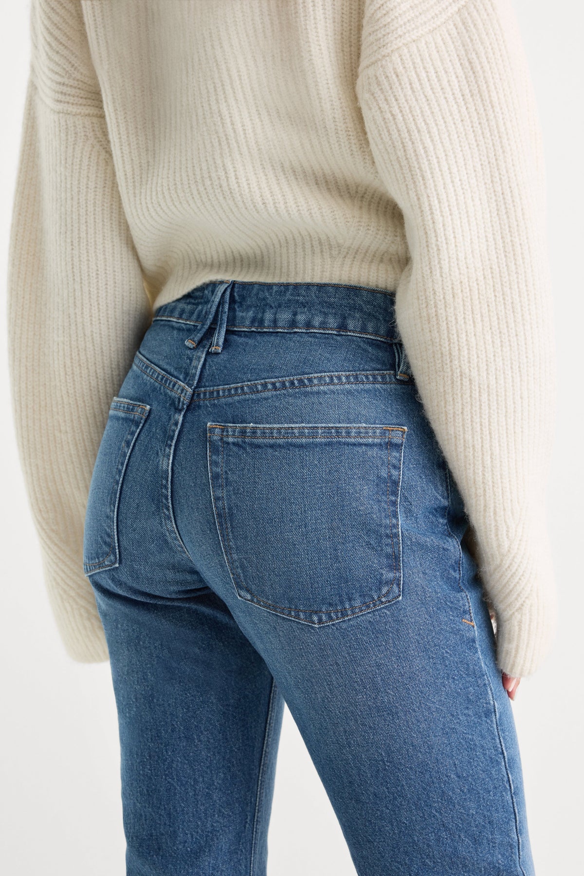 VINTAGE STRAIGHT ANKLE JEANS INDIGO1222