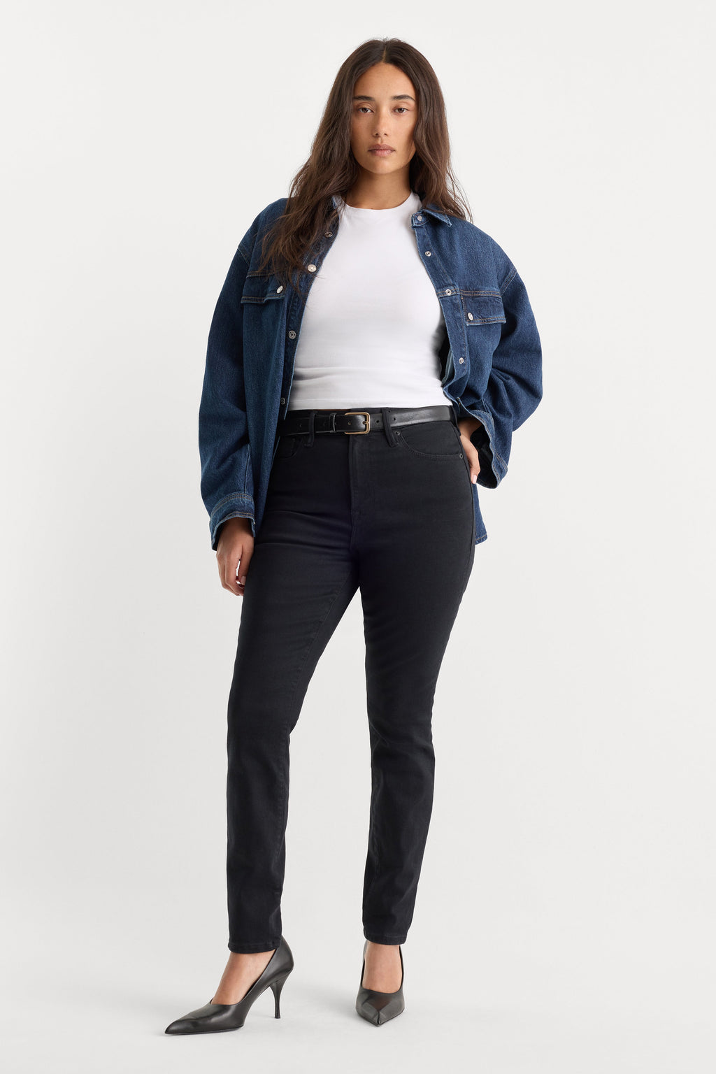 ALWAYS FITS GOOD LEGS SKINNY JEANS BLACK165