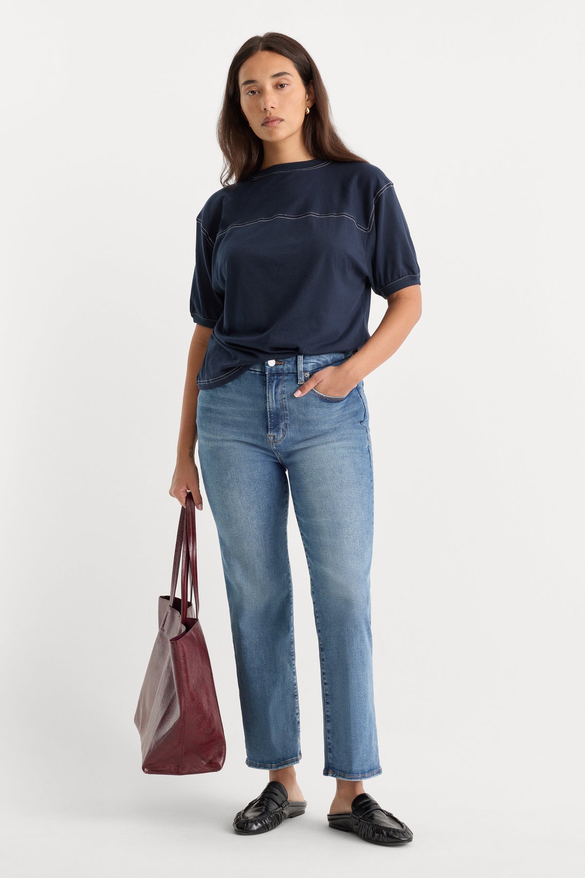 ALWAYS FITS GOOD LEGS STRAIGHT JEANS INDIGO316