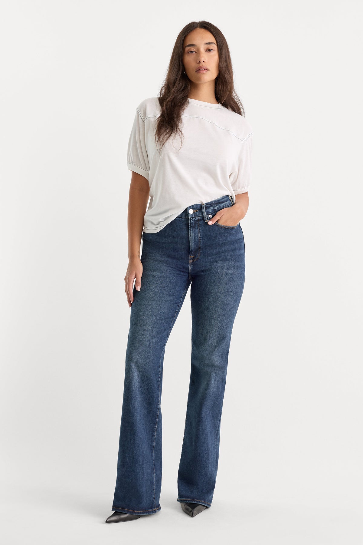ALWAYS FITS GOOD CLASSIC BOOTCUT JEANS INDIGO446