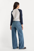 VINTAGE LOW LOOSE JEANS TROUBLED WATER