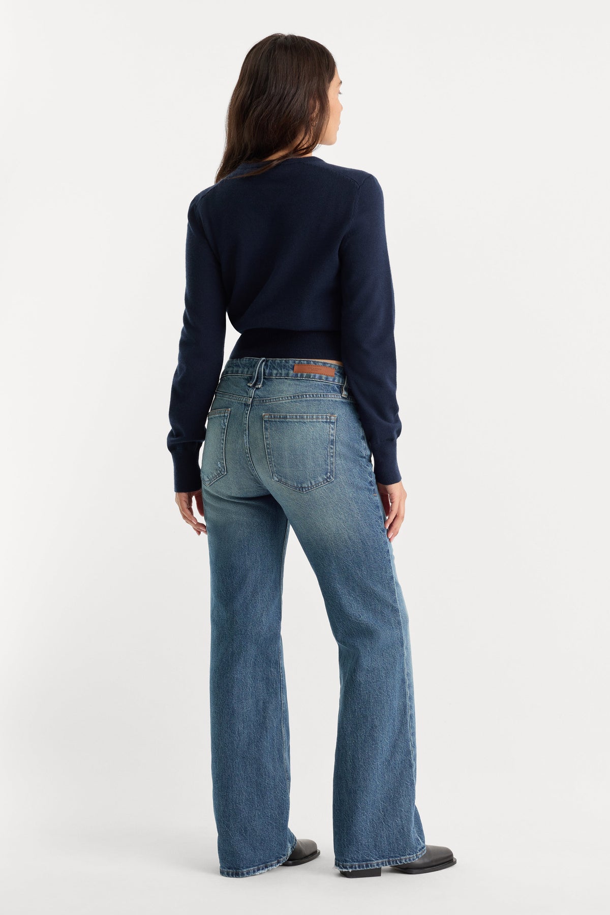VINTAGE LOW RISE BOOTCUT JEANS INDIGO1282