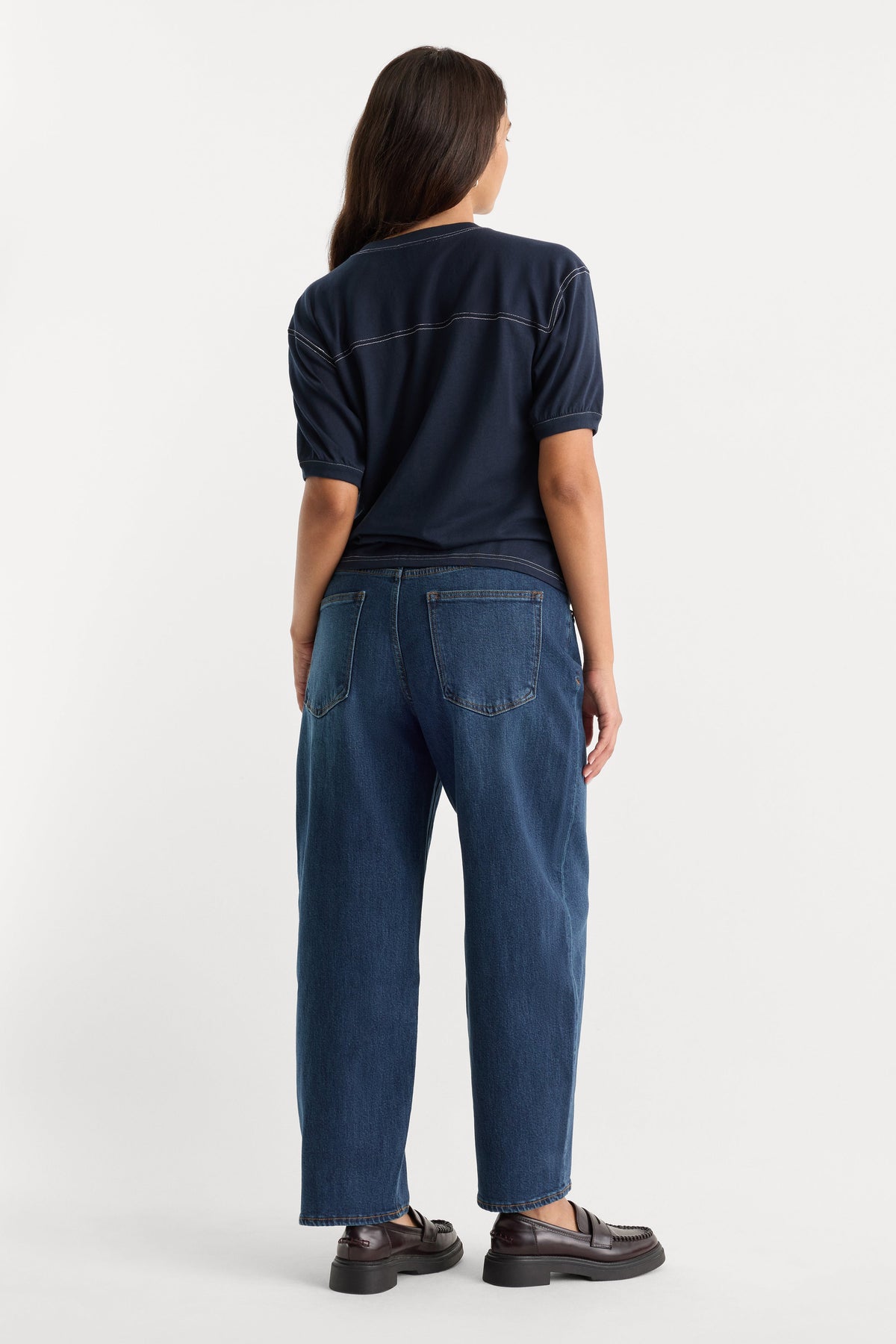 VINTAGE BARREL ANKLE JEANS MERIDIAN