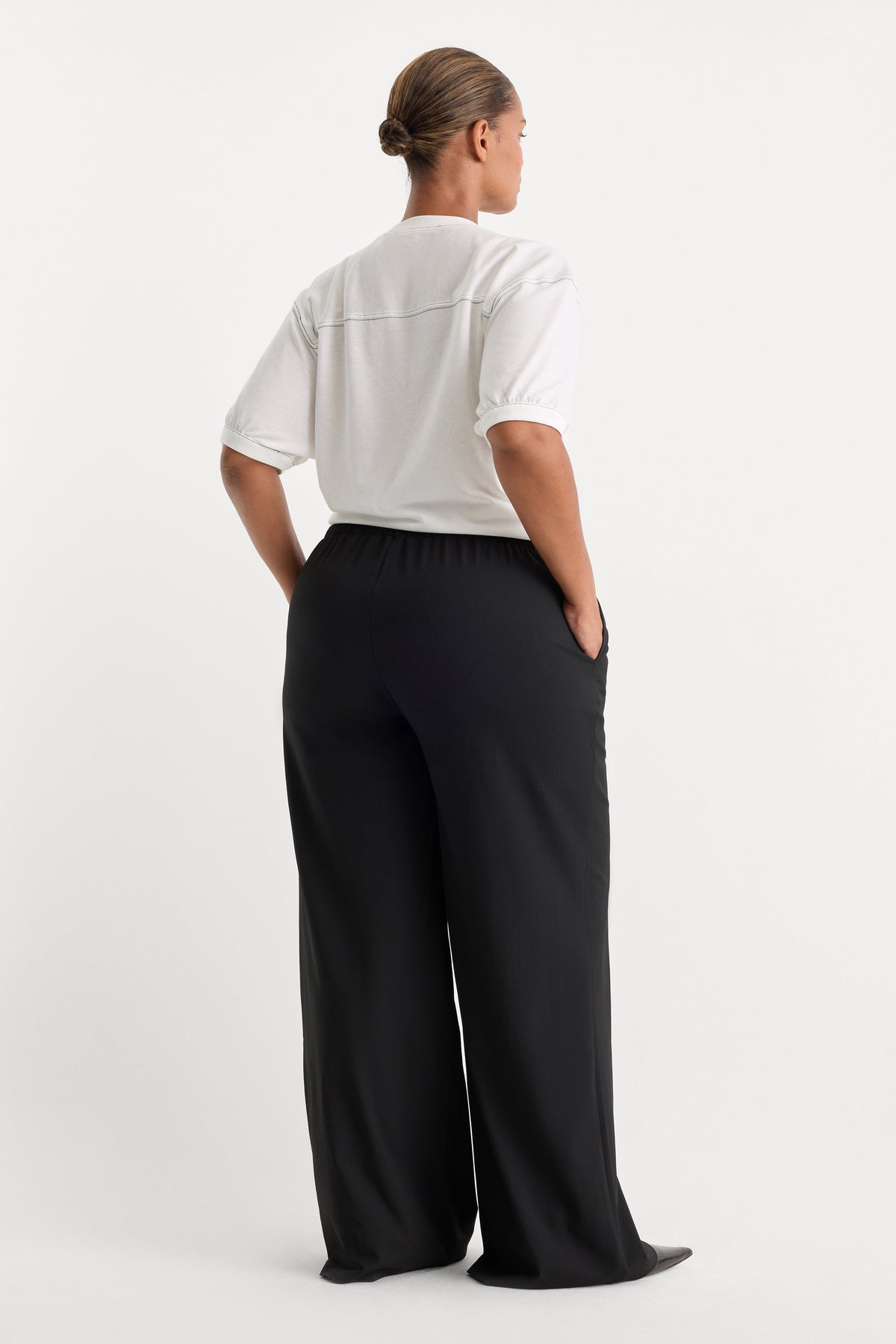 THE PULL ON TROUSER BLACK001