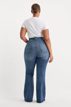 ALWAYS FITS GOOD LEGS FLARE JEANS INDIGO1071